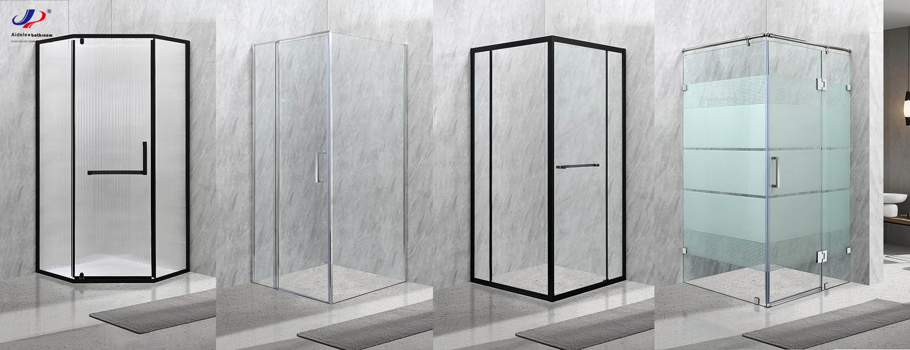 کیفیت کابین دوش شیشه ای کارخانه