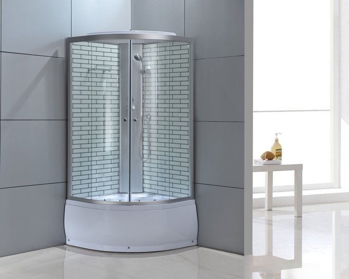 1200×800×2150mm Wet Room Shower Enclosure Mat Glass 0