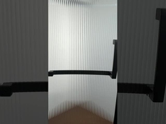 شیشه ای 6 میلی متری با قاب آلومینیوم برای حمام مدرن و شیک