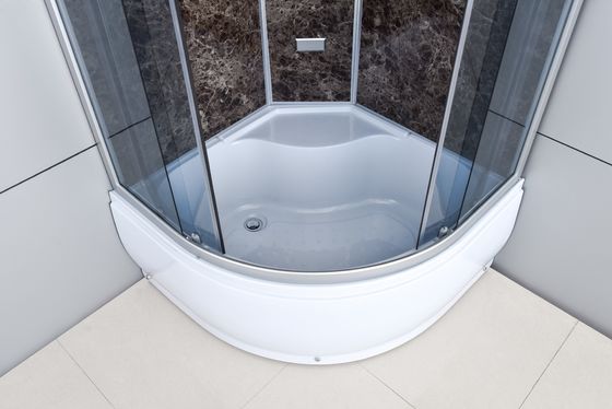 محفظه حمام درب کشویی 35''X35''X85'' شیشه ای مقاوم