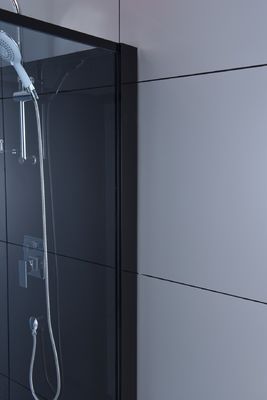 ISO9001 کابین دوش حمام 1 تا 1.2 میلی‌متری شیشه‌ای مقاوم