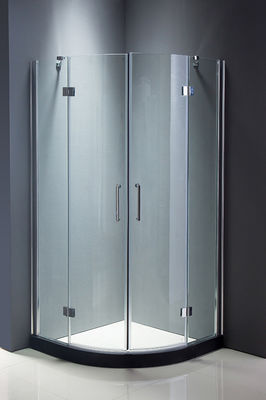 واحدهای دوش گوشه منحنی شیشه ای گرد 800x800x1900 میلی متر